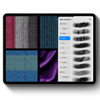 Fabric Texture Brushes for Procreate, 300+ Brushes, Denim, Leather, Textile, Silk, Fabric Brush Bundle