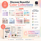 Color Palette Bundle for Procreate, 400+ Color Swatches & Palettes