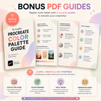 Color Palette Bundle for Procreate, 400+ Color Swatches & Palettes